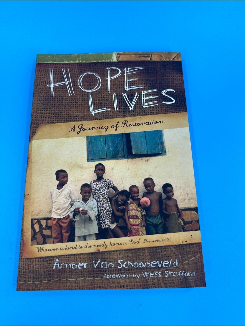 Hope Lives A Journey of Restoration Paperback Book